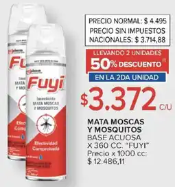Carrefour Fuyi mata moscas y mosquitos base acuosa oferta