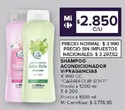 Carrefour Carrefour Soft shampoo acondicionador oferta