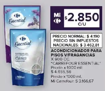 Carrefour Essential acondicionador para pisos