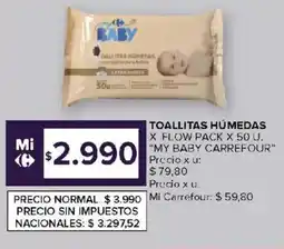 Carrefour My Baby Carrefour toallitas humedas oferta
