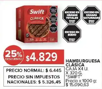 Swift hamburguesa clasica