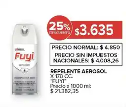 Carrefour Fuyi repelente aerosol oferta