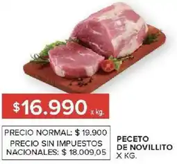 Carrefour Peceto de novillito oferta