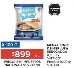 Carrefour Medallones deártico merluza rebozados oferta