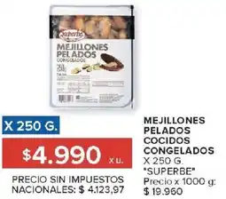 Carrefour Superbe mejillones pelados cocidos congelados oferta
