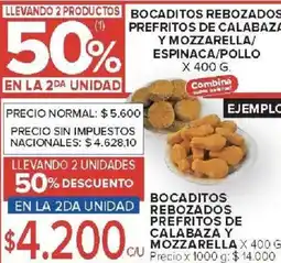 Carrefour Bocaditos rebozados prefritos de calabaza y mozzarella oferta