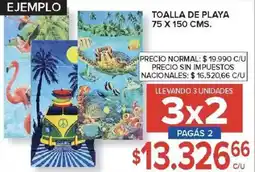 Carrefour Toalla de playa oferta