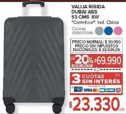 Carrefour Carrefour valija rígida dubai abs oferta