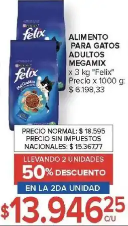 Carrefour Felix alimento para gatos adultos megamix oferta