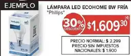Carrefour Philips lámpara led ecohome oferta