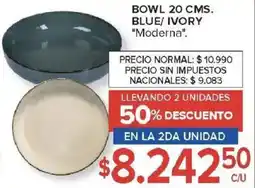 Carrefour Moderna bowl blue/ivory oferta