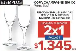 Carrefour Versalles copa champagne oferta