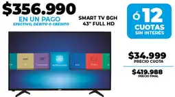 Supermayorista Vital Bgh smart tv 43" oferta