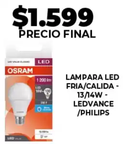 Supermayorista Vital Ledvance /philips fria/calida oferta