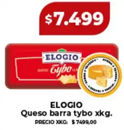 Supermayorista Vital Elogio queso barra tybo oferta
