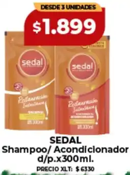Supermayorista Vital Sedal shampoo/ acondicionador oferta