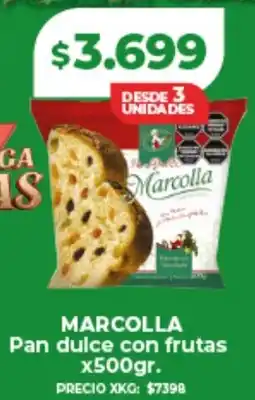Supermayorista Vital Marcolla pan dulce con frutas oferta