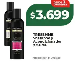 Supermayorista Vital Tresemme shampoo y acondicionador oferta