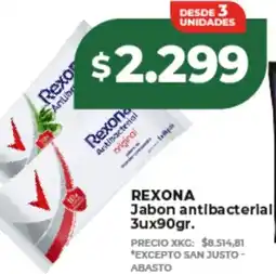 Supermayorista Vital Rexona jabon antibacterial oferta