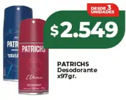 Supermayorista Vital Patrichs desodorante oferta