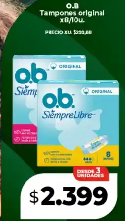 Supermayorista Vital O.B. tampones original oferta