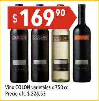 Hergo Vino Colon Varietales oferta