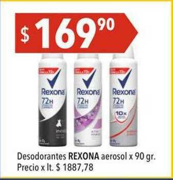 Hergo Desodorantes Rexona Aerosol oferta