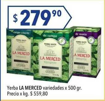 Yerba La Merced Variedades