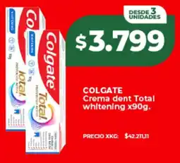 Supermayorista Vital Colgate crema dent total whitening oferta