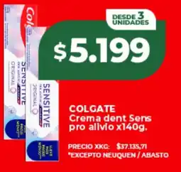 Supermayorista Vital Colgate crema dent sens pro alivio oferta