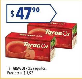 Hergo Té Taragui oferta