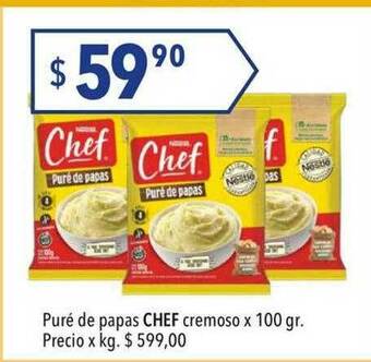 Hergo Puré De Papas Chef Cremoso oferta