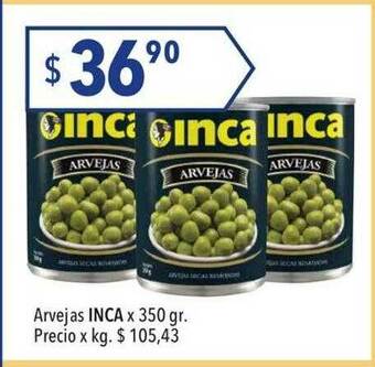 Hergo Arvejas Inca oferta