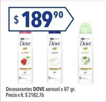 Hergo Desodorantes Dove Aerosol oferta