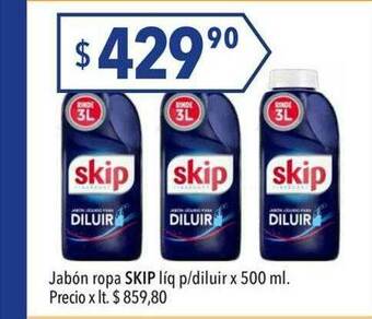 Hergo Jabón Ropa Skip Líq P Diluir oferta