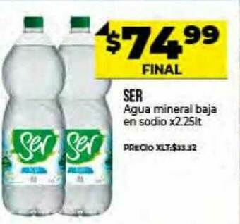 Supermayorista Vital Ser Agua Mineral Baja En Sodio oferta