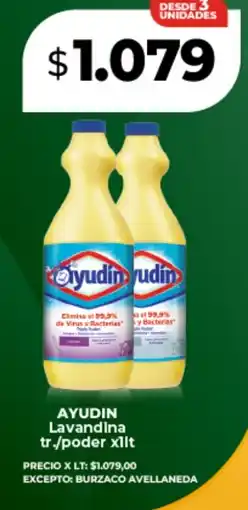 Supermayorista Vital Ayudín lavandina tr./poder oferta