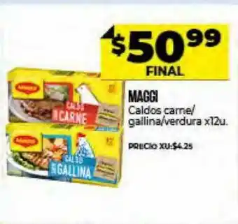 Supermayorista Vital Maggi Caldos Carne Galllina Verdura oferta