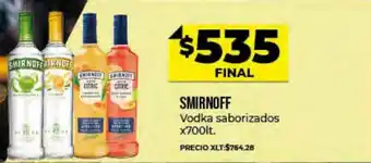 Supermayorista Vital Smirnoff Vodka Saborizados oferta
