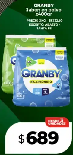 Supermayorista Vital Granby jabon en polvo oferta