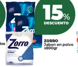 Supermayorista Vital Zorro jabon en polvo seiseme oferta