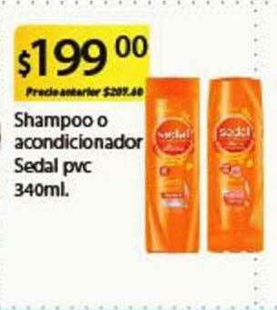 Supermercados Damesco Shampoo O Acondicionador Sedal Pvc oferta