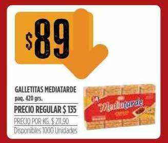 Supermercados Vea Galletitas Mediatarde oferta