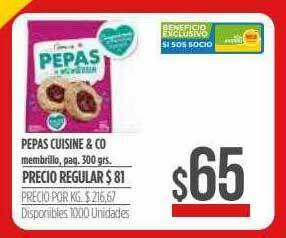 Supermercados Vea Pepas Cuisine & Co oferta