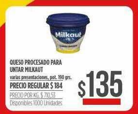 Supermercados Vea Queso Procesado Para Untar Milkaut oferta