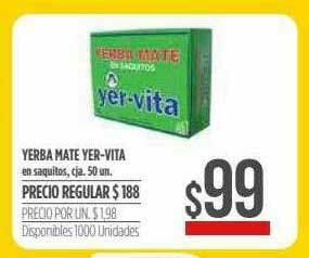 Supermercados Vea Yerba Mate Yer-vita oferta