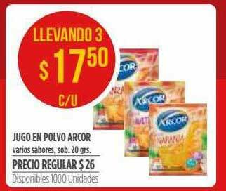 Supermercados Vea Jugo En Polvo Arcor oferta