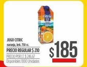 Supermercados Vea Jugo Citric oferta