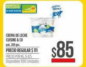 Supermercados Vea Crema De Leche Cuisine & Co oferta