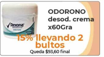 Pasos Supermercado Odorono Desod. Crema oferta
